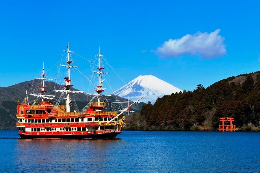 New Open『天然温泉』芦ノ湖畔の完全貸切別荘 Hakone Exterior foto